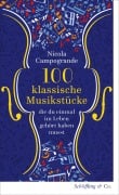 Cover-Bild zum Titel '100 klassische Musikstücke, die du einmal im Leben gehört haben musst' von 'Nicola Campogrande'