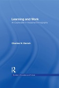 Cover-Bild zum Titel 'Learning and Work' von 'Charles N. Darrah'