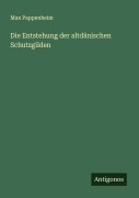 Cover-Bild zum Titel 'Die Entstehung der altdänischen Schutzgilden' von 'Max Pappenheim'