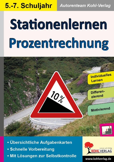 Stationenlernen Prozentrechnung - Autorenteam Kohl-Verlag