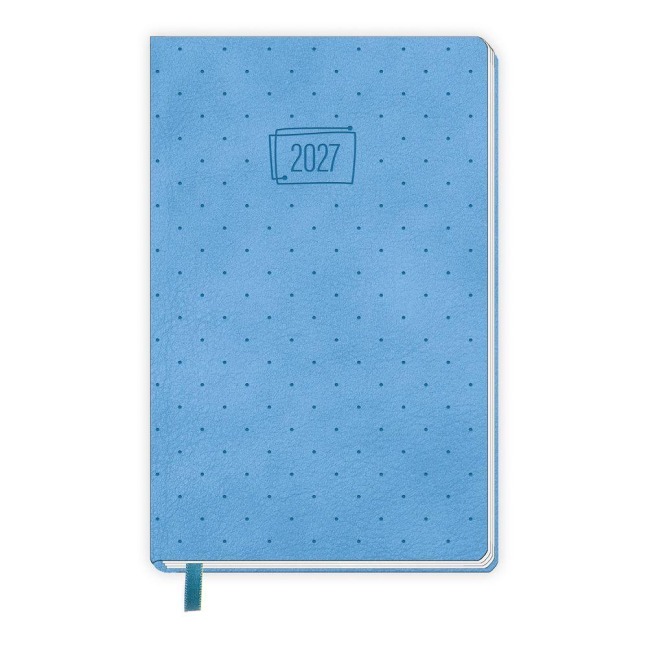 TRÖTSCH - Taschenkalender A6 Soft Touch Punkte 2027 - 