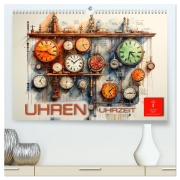Cover-Bild zum Titel 'Uhren Uhrzeit (hochwertiger Premium Wandkalender 2026 DIN A2 quer), Kunstdruck in Hochglanz' von 'Peter Roder'