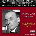 Cover-Bild zum Titel 'Tagebücher 1922' von 'Harry Graf Kessler'