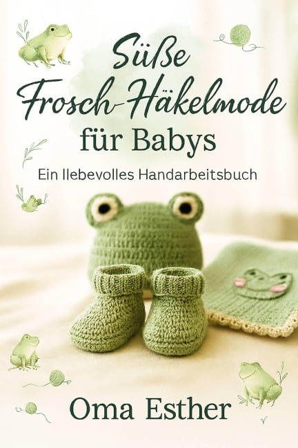 Süße Frosch-Häkelmode für Babys - Oma Esther