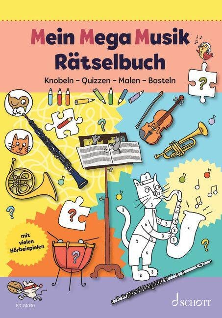 Mein Mega Musik Rätselbuch - Maren Blaschke, Anna Schieren