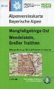 Mangfallgebirge Ost, Wendelstein, Großer Traithen 1:25 000 - 