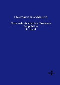 Cover-Bild zum Titel 'Nova Acta Academiae Caesareae Leopoldino' von 'Hermann Knoblauch'