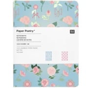 Cover-Bild zum Titel 'Notizhefte La Vie en Rose, DIN A6 2 Stk., 100 g/m² Bambuspapier' von ''