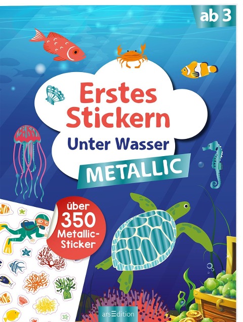 Erstes Stickern Metallic - Unter Wasser - 