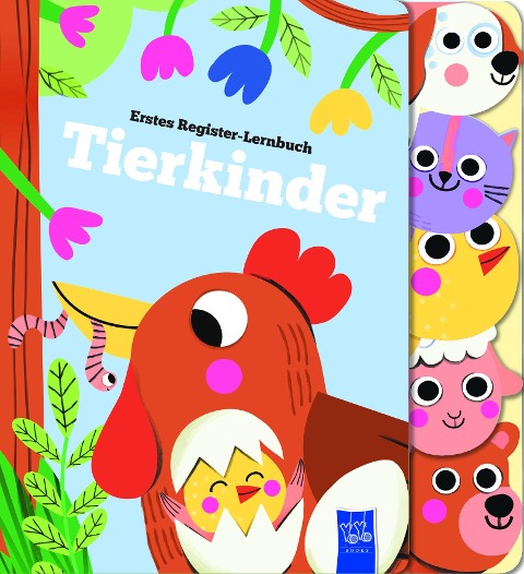 Erstes Register-Lernbuch - Tierkinder - 