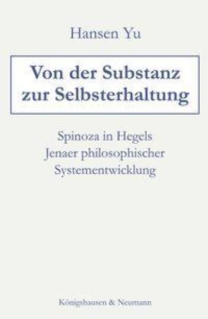 Von der Substanz zur Selbsterhaltung - Hansen Yu