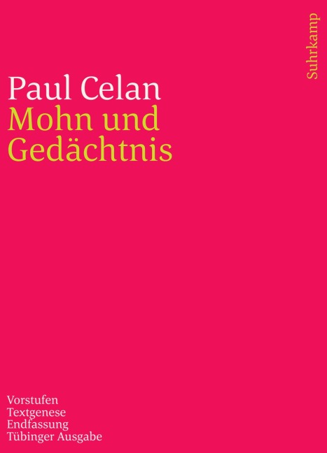 Werke. Tübinger Ausgabe - Paul Celan