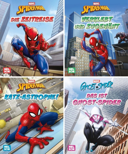 Nelson Mini-Bücher: MARVEL Spider-Man 1-4 - 