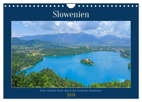 Slowenien - Eine visuelle Reise durch das Land der Kontraste (Wandkalender 2024 DIN A4 quer), CALVENDO Monatskalender - Denise Graupner