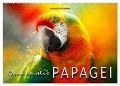 Mein bunter Papagei (Wandkalender 2024 DIN A2 quer), CALVENDO Monatskalender - Peter Roder