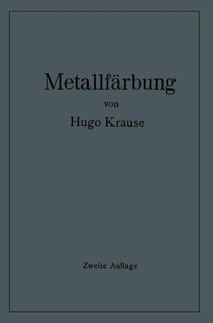 Metallfärbung - Hugo Krause