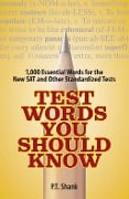 Test Words You Should Know - P. T. Shank