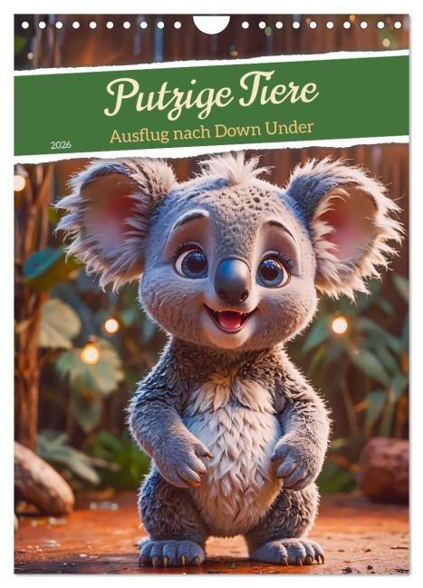 Putzige Tiere - Ausflug nach Down Under (Wandkalender 2026 DIN A4 hoch), CALVENDO Monatskalender - Sell Pixs:Sell