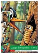 Cover-Bild zum Titel 'Lustige Buntspechte - Comic (Wandkalender 2027 DIN A4 hoch), CALVENDO Monatskalender' von 'Torsten Irmer'