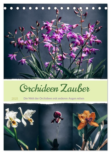 Orchideen Zauber (Tischkalender 2025 DIN A5 hoch), CALVENDO Monatskalender - Steffen Gierok-Latniak