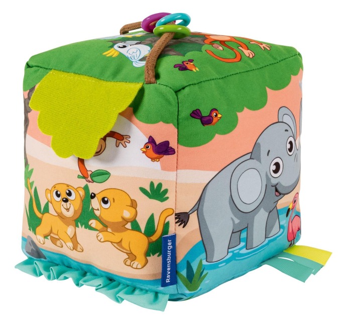 Play+ Motorik-Musik-Spiel-Würfel: Wilde Tiere - ab 6 Monate - 