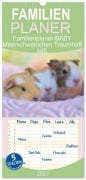 Cover-Bild zum Titel 'Familienplaner 2027 - Familienplaner BABY Meerschweinchen Traumhaft süß mit 5 Spalten (Wandkalender, 21 x 45 cm) CALVENDO' von 'Sabine Hampe-Neves'