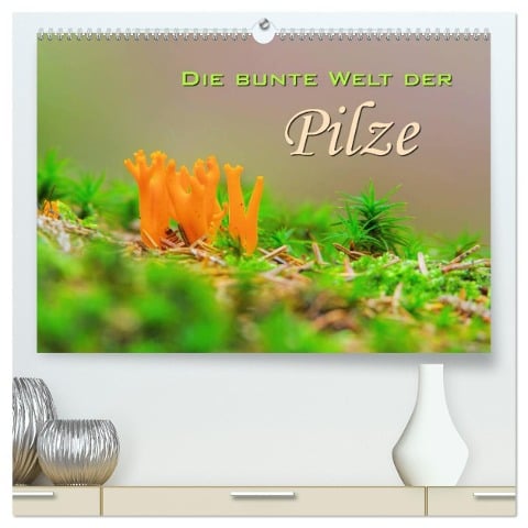 Die bunte Welt der Pilze (hochwertiger Premium Wandkalender 2025 DIN A2 quer), Kunstdruck in Hochglanz - LianeM LianeM