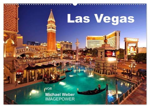 Las Vegas (Wandkalender 2025 DIN A2 quer), CALVENDO Monatskalender - Michael Weber
