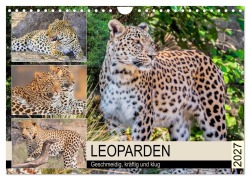 Cover-Bild zum Titel 'Leoparden. Geschmeidig, kräftig und klug (Wandkalender 2027 DIN A4 quer), CALVENDO Monatskalender' von 'Rose Hurley'