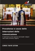 Cover-Bild zum Titel 'Prevalenza e cause delle interruzioni della comunicazione' von 'Chris Taiye Sitan'