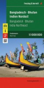 Cover-Bild zum Titel 'Bangladesch - Bhutan - Indien Nordost, Straßenkarte 1:1.000.000, freytag & berndt' von ''
