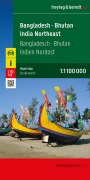 Cover-Bild zum Titel 'Bangladesch - Bhutan - Indien Nordost, Straßenkarte 1:1.000.000, freytag & berndt' von ''