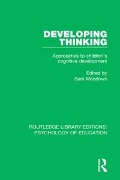 Cover-Bild zum Titel 'Developing Thinking' von ''
