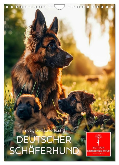 Deutscher Schäferhund - mutig und zuverlässig (Wandkalender 2025 DIN A4 hoch), CALVENDO Monatskalender - Peter Roder