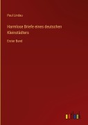 Cover-Bild zum Titel 'Harmlose Briefe eines deutschen Kleinstädters' von 'Paul Lindau'