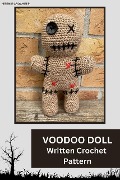 Cover-Bild zum Titel 'Voodoo Doll - Written Crochet Pattern' von 'Teenie Crochets'