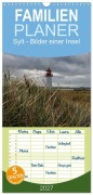Cover-Bild zum Titel 'Familienplaner 2027 - Sylt - Bilder einer Insel mit 5 Spalten (Wandkalender, 21 x 45 cm) CALVENDO' von 'Klaus Hoffmann'