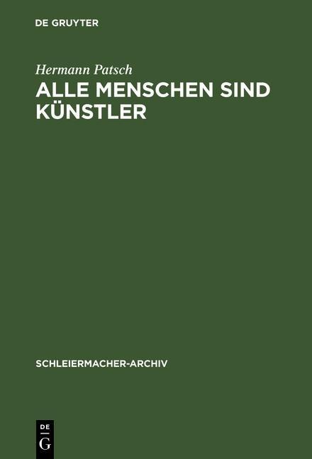 Alle Menschen sind Künstler - Hermann Patsch
