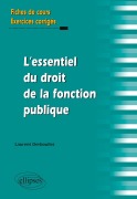 Cover-Bild zum Titel 'L`essentiel du Droit de la fonction publique. Fiches de cours et exercices corrigés' von 'Laurent Derboulles'