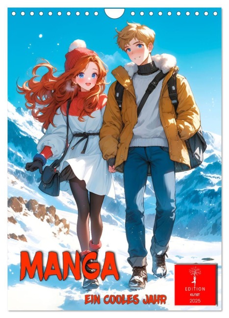 Manga - ein cooles Jahr (Wandkalender 2025 DIN A4 hoch), CALVENDO Monatskalender - Peter Roder