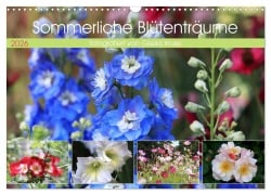 Cover-Bild zum Titel 'Sommerliche Blütenträume (Wandkalender 2026 DIN A3 quer), CALVENDO Monatskalender' von 'Gisela Kruse'