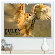 Cover-Bild zum Titel 'Eulen. Mystische Schönheiten (hochwertiger Premium Wandkalender 2026 DIN A2 quer), Kunstdruck in Hochglanz' von 'Elisabeth Stanzer'
