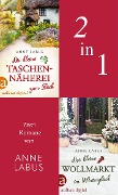 Cover-Bild zum Titel 'Die kleine Taschennäherei zum Glück & Der kleine Wollmarkt im Winterglück' von 'Anne Labus'