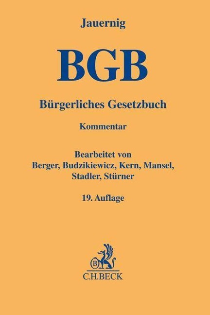 Bürgerliches Gesetzbuch - 