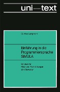 Cover-Bild zum Titel 'Einführung in die Programmiersprache SIMULA' von 'Günther Lamprecht'