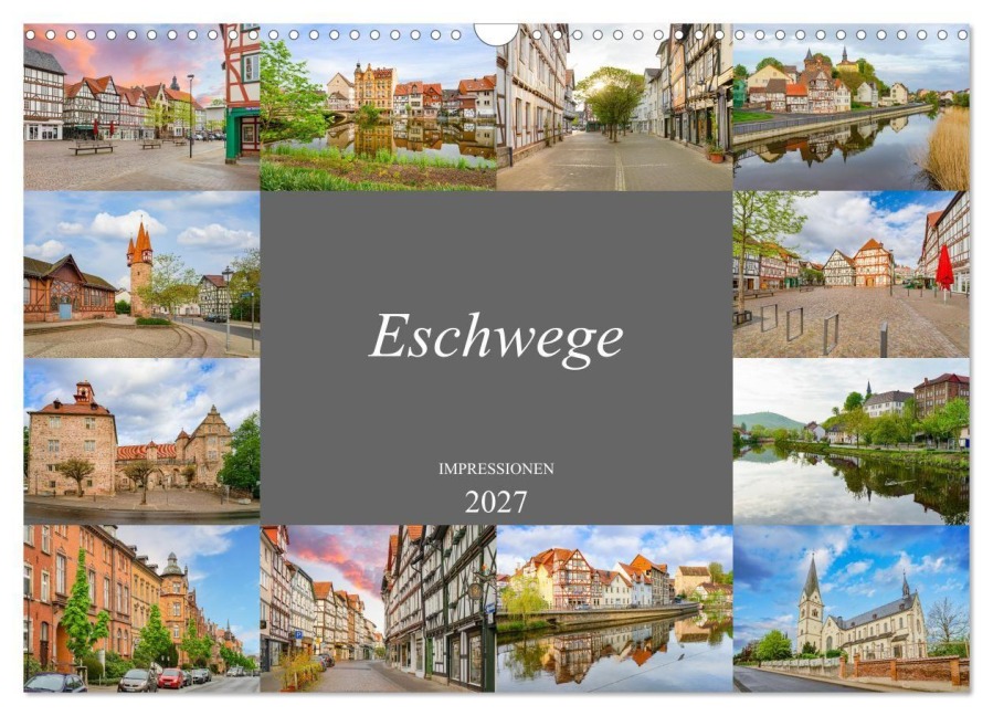 Eschwege Impressionen (Wandkalender 2027 DIN A3 quer), CALVENDO Monatskalender - Dirk Meutzner
