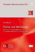 Cover-Bild zum Titel 'Fiktion und Weltwissen' von 'Peter Blume'