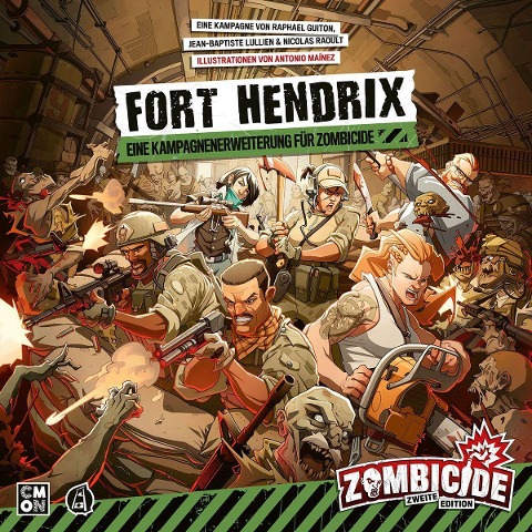 Zombicide 2nd Edition: Fort Hendrix - Raphael Guiton, Jean-Baptiste Lulien, Nicolas Raoult, David Preti