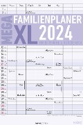 Der MEGA-Familienplaner XL 2024 mit 8 Spalten - Familien-Timer 33x49,5 cm - Offset-Papier - mit Ferienterminen - Wand-Planer - Alpha Edition - 