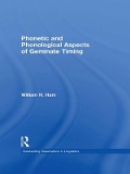 Cover-Bild zum Titel 'Phonetic and Phonological Aspects of Geminate Timing' von 'William Ham'